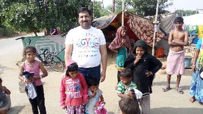 #1 Cloth Distribution to kids